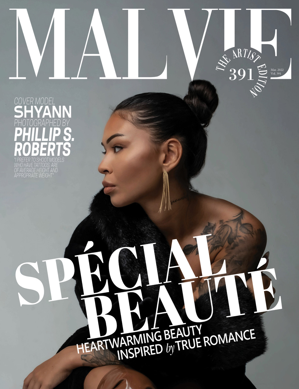 MALVIE Magazine Front Cover (The Artist Edition Vol 391 March 2022)