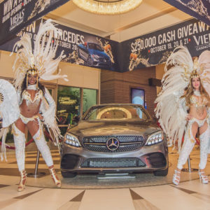 Showgirls in white by Mercedes 2